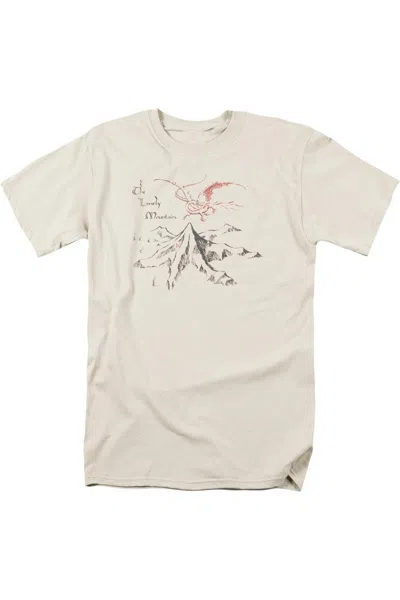 Gildan The Hobbit Lonely Mountain Short Sleeve Adult Tee / T-shirt In White