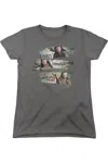 Gildan The Hobbit Loyalty And Honour Short Sleeve Womens Tee / T-shirt In Pink
