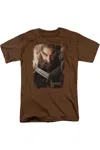 Shop Gildan The Hobbit Nori Poster Short Sleeve Adult Tee / T-shirt In Brown