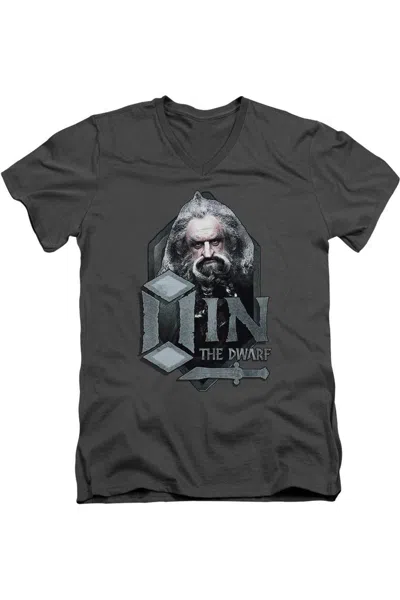 Gildan The Hobbit Oin Short Sleeve Adult V Neck Tee / T-shirt In Pink
