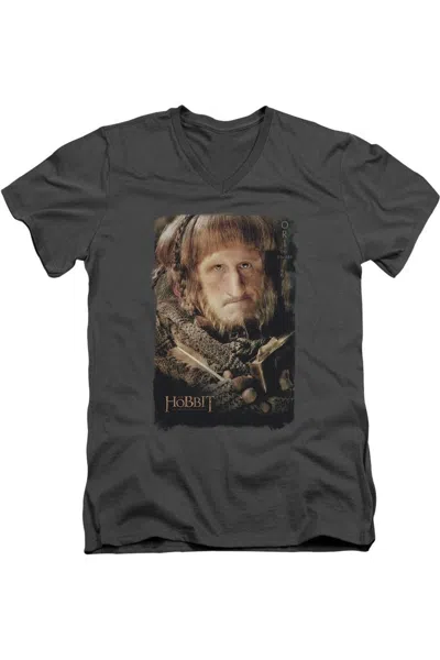 Gildan The Hobbit Ori Short Sleeve Adult V Neck Tee / T-shirt In Pink
