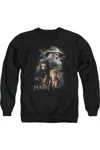 Gildan The Hobbit Painting Adult Crewneck Sweatshirt In Black