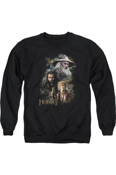 Gildan The Hobbit Painting Adult Crewneck Sweatshirt In Black