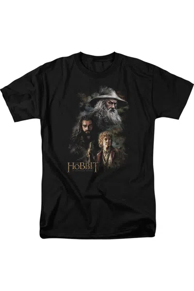 Gildan The Hobbit The Three Short Sleeve Adult Tall Tee / T-shirt In Black