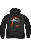 Gildan The Hobbit Secret Fire Adult Pull Over Hoodie / Hooded Sweatshirt In Black