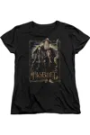 Gildan The Hobbit The Three Short Sleeve Womens Tee / T-shirt In Black