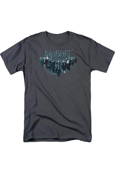 Gildan The Hobbit Thorin And Company Short Sleeve Adult Tee / T-shirt In Gray
