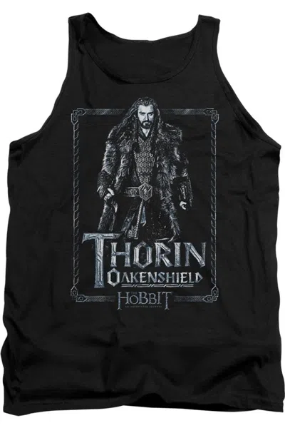 Gildan The Hobbit Thorin Stare Adult Tank Top In Black