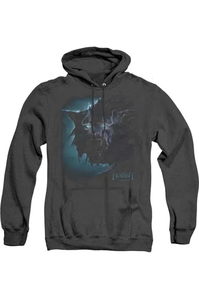 Gildan The Hobbit Warg Adult Heather Hoodie / Hooded Sweatshirt In Black