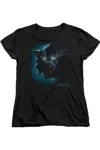 Gildan The Hobbit Warg Short Sleeve Womens Tee / T-shirt In Black