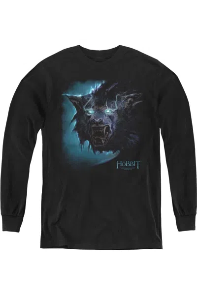 Gildan Kids' The Hobbit Warg Short Sleeve Youth Tee / T-shirt In Black