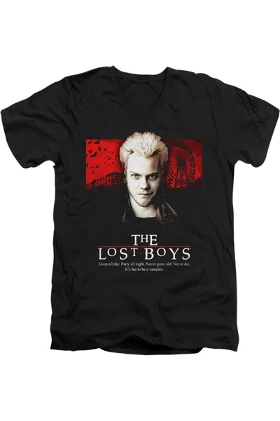 Gildan The Lost Boys Be One Of Us Short Sleeve Adult V Neck Premium Cotton Tee / T-shirt In Black