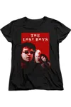 Gildan The Lost Boys Michael David Star Short Sleeve Women´s Tee / T-shirt In Black