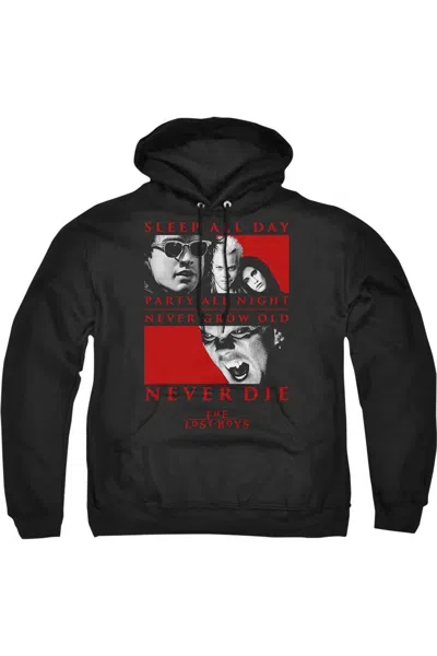 Gildan The Lost Boys Never Die Adult Pull Over Hoodie / Hooded Sweatshirt In Black