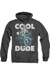 Gildan The Year Without A Santa Claus Cool Dude Adult Heather Hoodie / Hooded Sweatshirt In Black