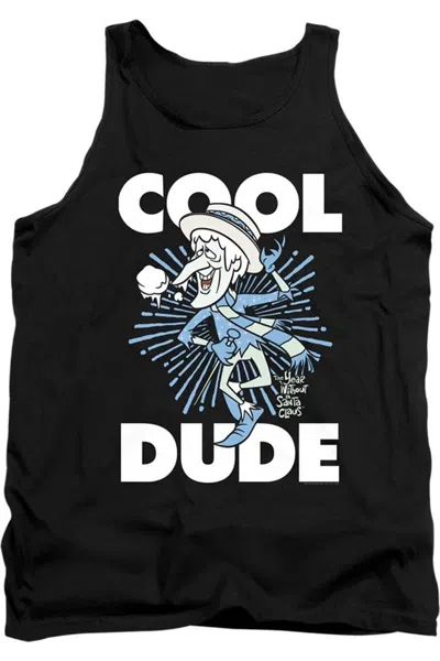 Gildan The Year Without A Santa Claus Cool Dude Adult Tank Top In Black