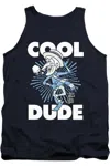 Gildan The Year Without A Santa Claus Cool Dude Adult Tank Top In Blue