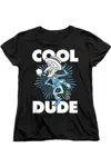 Gildan The Year Without A Santa Claus Cool Dude Short Sleeve Women´s Tee / T-shirt In Black