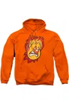Gildan The Year Without A Santa Claus Heat Miser Adult Pull Over Hoodie / Hooded Sweatshirt In Orange