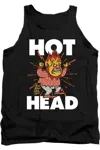 Gildan The Year Without A Santa Claus Hot Head Adult Tank Top In Black