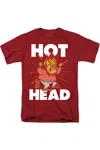 Gildan The Year Without A Santa Claus Hot Head Short Sleeve Adult Tee / T-shirt In Red