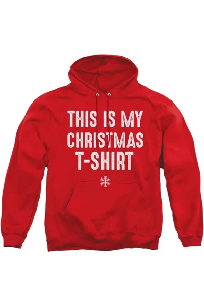 Gildan This Is My Christmas T-shirt Unisex Adult Pullover Hoodie In Red