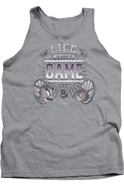 Gildan Tom And Jerry Life Is A Game Adult Tank Top In Multi