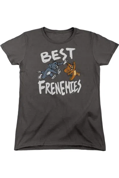 Gildan Tom And Jerry Movie Best Frenemies Short Sleeve Women´s Tee / T-shirt In Pink