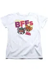 Gildan Tom And Jerry Movie Bffs Short Sleeve Women´s Tee / T-shirt In White