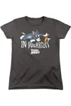 Gildan Tom And Jerry Movie In Pursuit Short Sleeve Women´s Tee / T-shirt In Pink