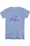 Gildan Tom And Jerry Sketchy Short Sleeve Womens Tee / T-shirt In Multi
