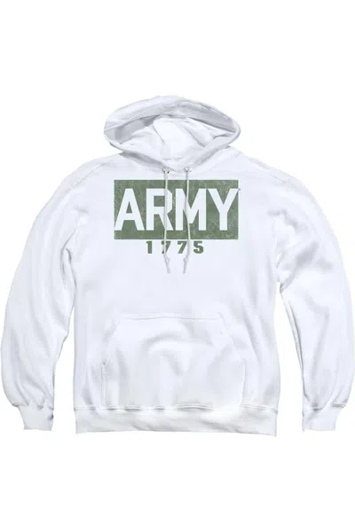 Gildan U. S. Army Block Adult Pull Over Hoodie In White