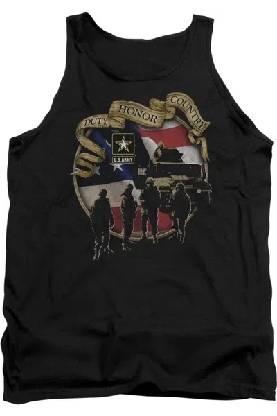Gildan U. S. Army Duty Honor Country Adult Tank In Black