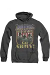 Gildan U. S. Army Go U. S. Army Adult Heather Hoodie In Black