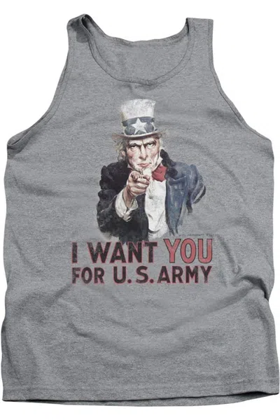 Gildan U. S. Army I Want You Adult Tank In Gray