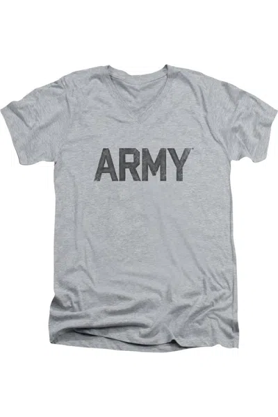 Gildan U. S. Army Star Short Sleeve Adult V Neck Premium Cotton Tee / T-shirt In Multi