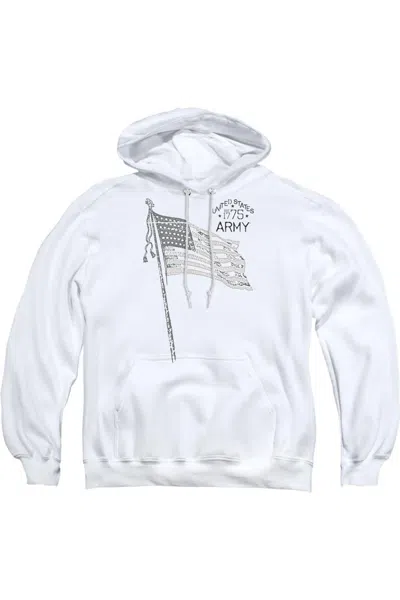 Gildan U. S. Army Tristar Adult Pull Over Hoodie In White