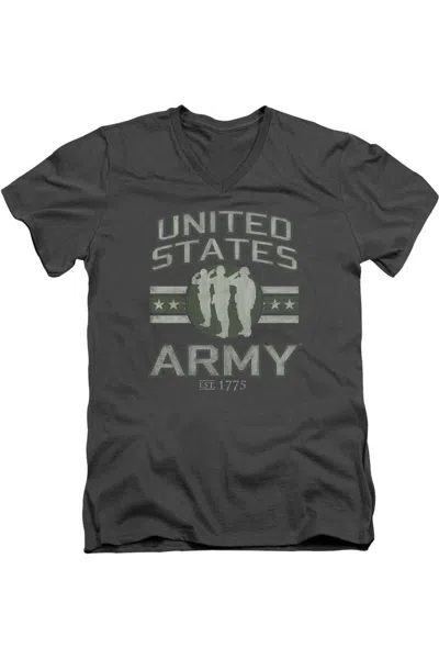 Gildan U. S. Army United States U. S. Army Short Sleeve Adult V Neck Premium Cotton Tee / T-shirt In Pink