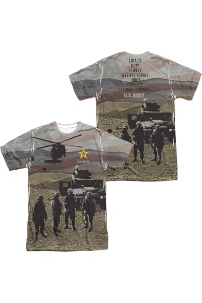 Gildan U. S. Army Values Short Sleeve Adult Poly Crew T-shirt In White