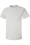 Gildan Ultra Cotton Pocket T-shirt In Grey