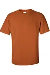Gildan Mens Ultra Cotton Short Sleeve T-shirt In Brown