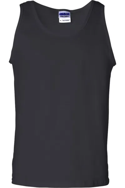 Gildan Ultra Cotton Tank Top In Black