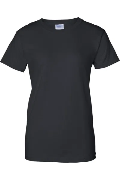 Gildan Ultra Cotton Womens T-shirt In Black