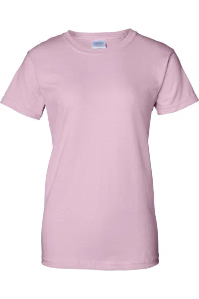 Gildan Ultra Cotton Womens T-shirt In Pink