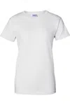 Shop Gildan Ultra Cotton Womens T-shirt In White
