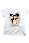 Gildan Vampire Diaries Bounded Short Sleeve Womens Tee / T-shirt In White