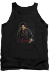 Gildan Vampire Diaries Damon Adult Tank Top In Black