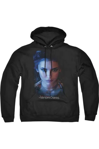 Gildan Vampire Diaries Elena Adult Pull Over Hoodie / Hooded Sweatshirt In Black
