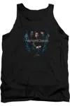 Gildan Vampire Diaries Hearts Desire Adult Tank Top In Black