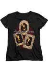 Gildan Vampire Diaries Holy Cards Short Sleeve Womens Tee / T-shirt In Black